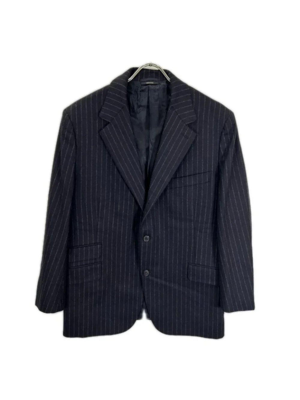 Hermes Virgin Wool 100 Jacket Pants Suit Set 54